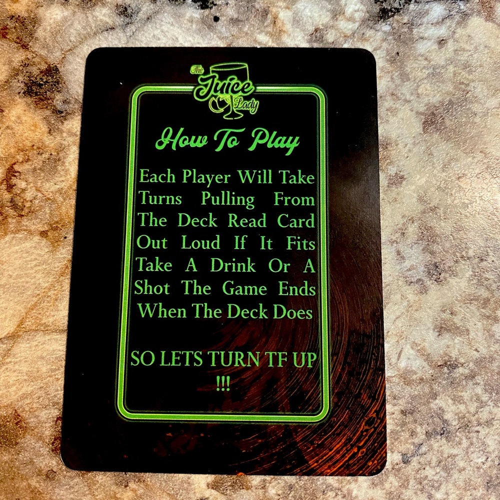 NEW Drinking Card Game - Picture 2 of 4
